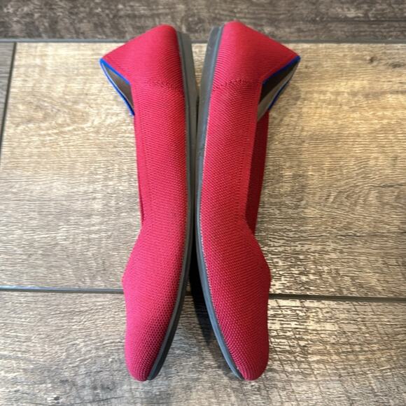 Rothy's Women's The Flat Bright Red Size 10.5 - Picture 9 of 10